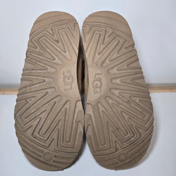 UGG Mini‎ Bailey Flex Chestnut Brown Big Kid's Suede Boots Size 3K - Picture 8 of 10